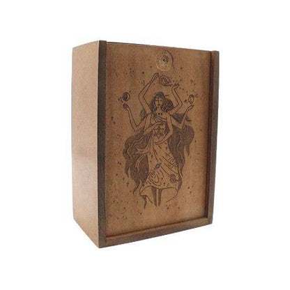 Wooden Box Goddess schuifdeksel